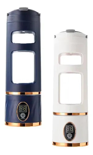 Portable Electric Blender Bottle (LED Display, USB Rechargeable) – Personal Smoothie & Shake Maker