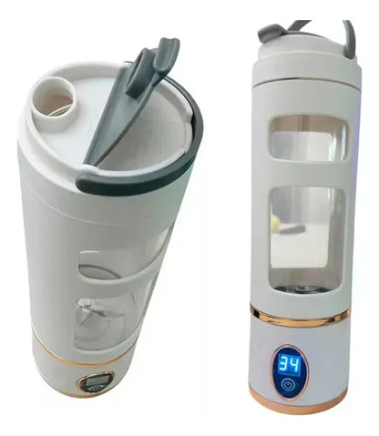 Portable Electric Blender Bottle (LED Display, USB Rechargeable) – Personal Smoothie & Shake Maker