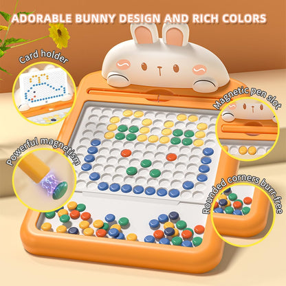 2 in 1 Magnetic Dots Board Game + FREE 8inch Writing tablet
