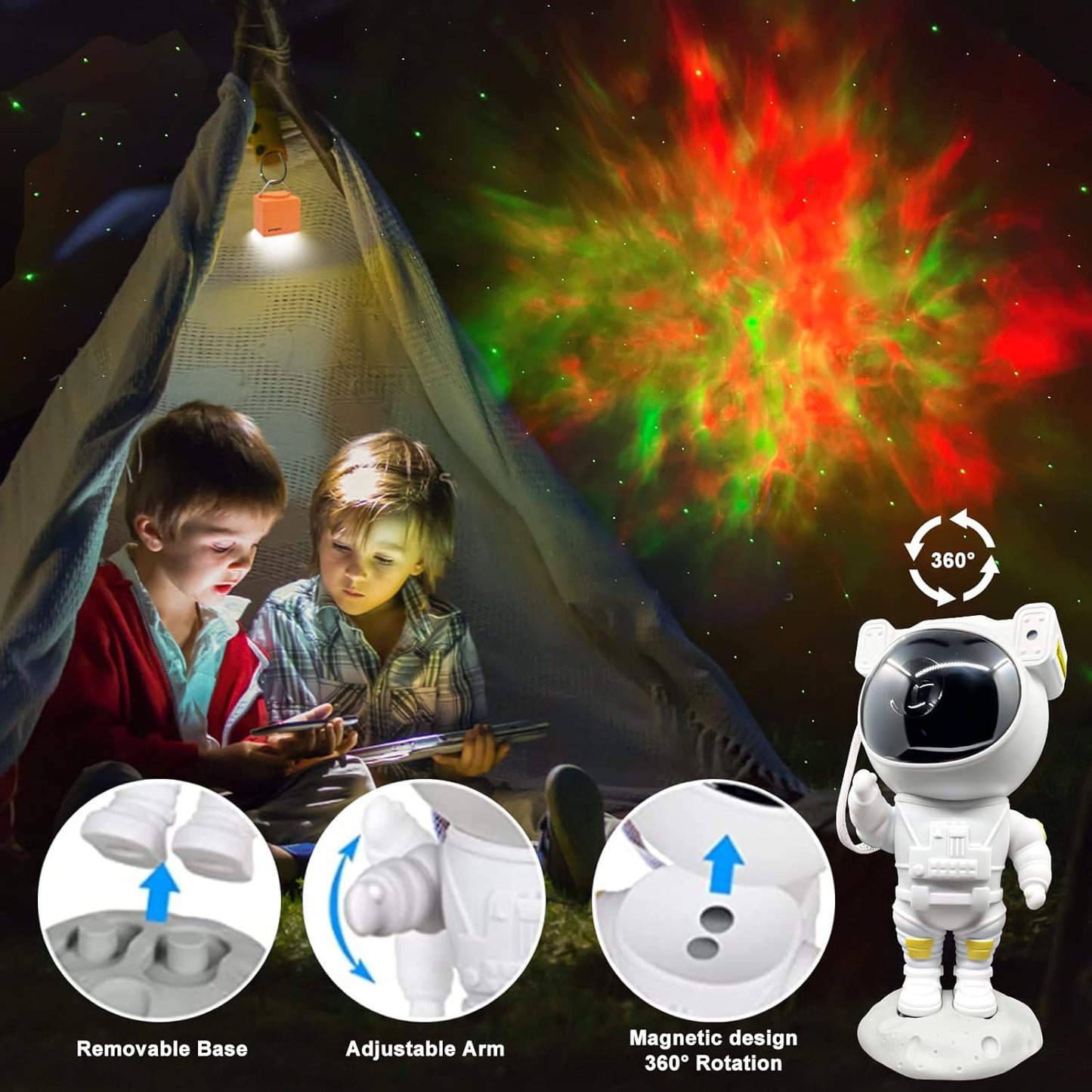 Astronaut Galaxy Star Nebula Projector