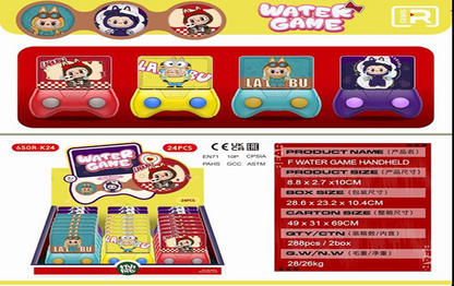 LA BU BU Bubble Ring Challenge Water Retro Game