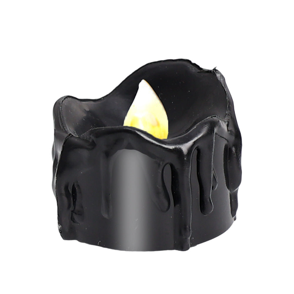 Black LED Electronic Candle Battery Operated