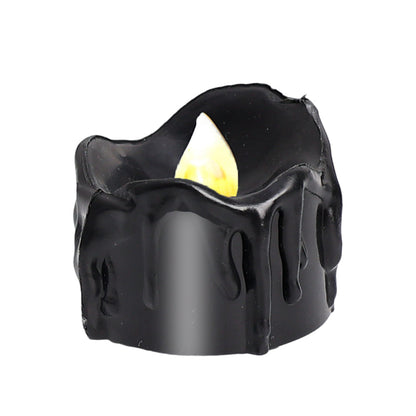 Black LED Electronic Candle Battery Operated