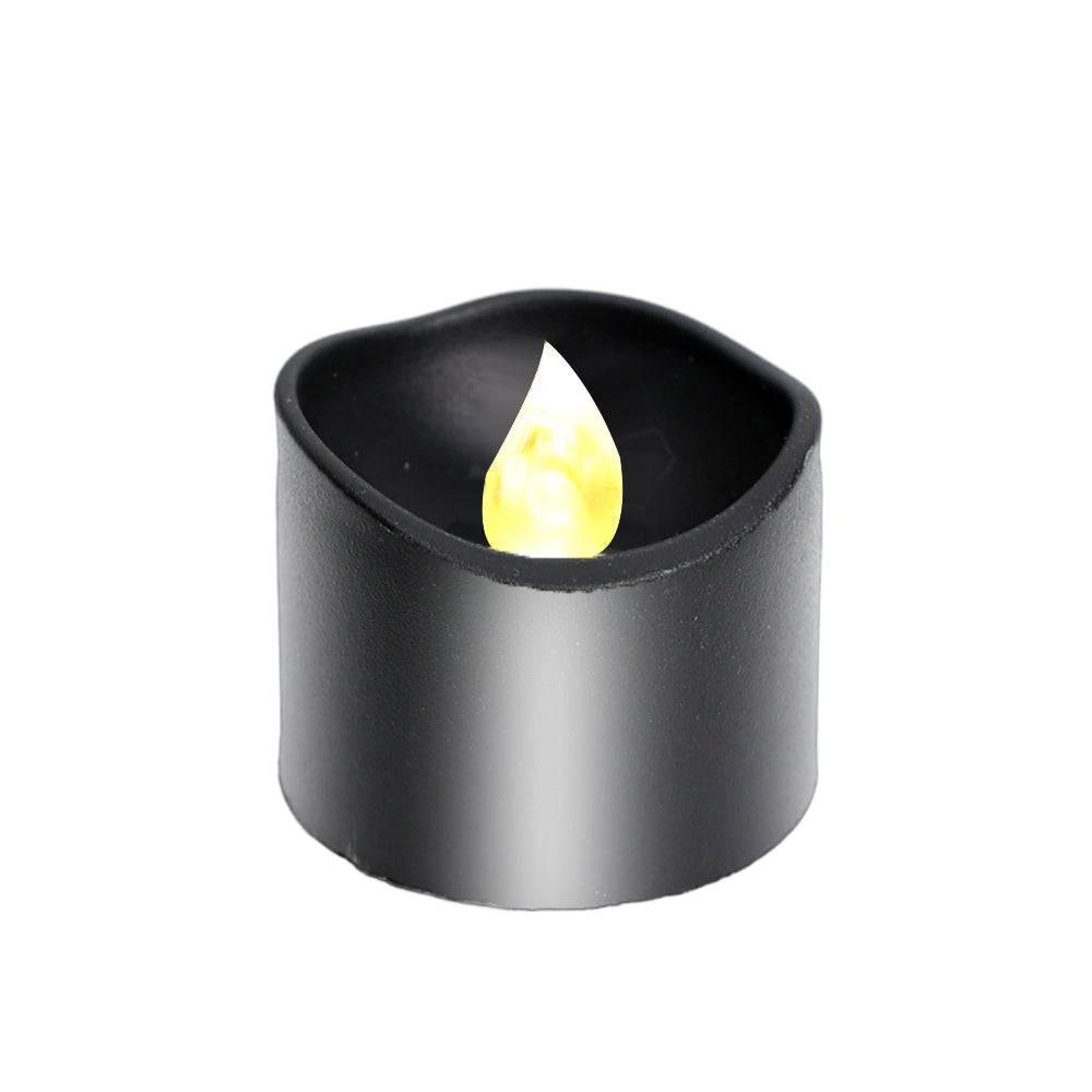 Black LED Electronic Candle Battery Operated