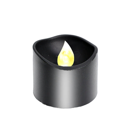 Black LED Electronic Candle Battery Operated