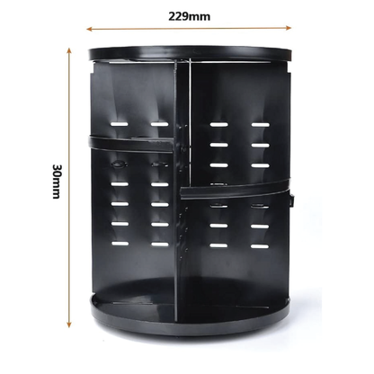 360 Rotation (Black) Cosmetic Organizer