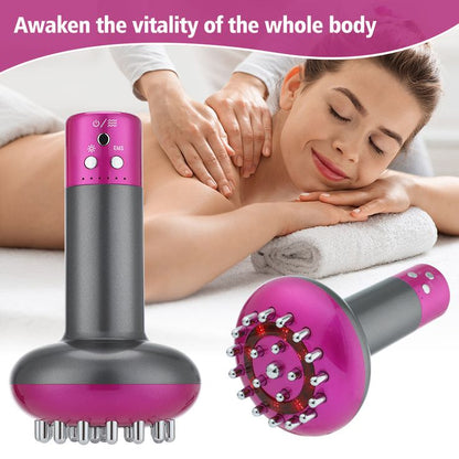 Massager Body Shaping Heating Meridian Scraping brush massager