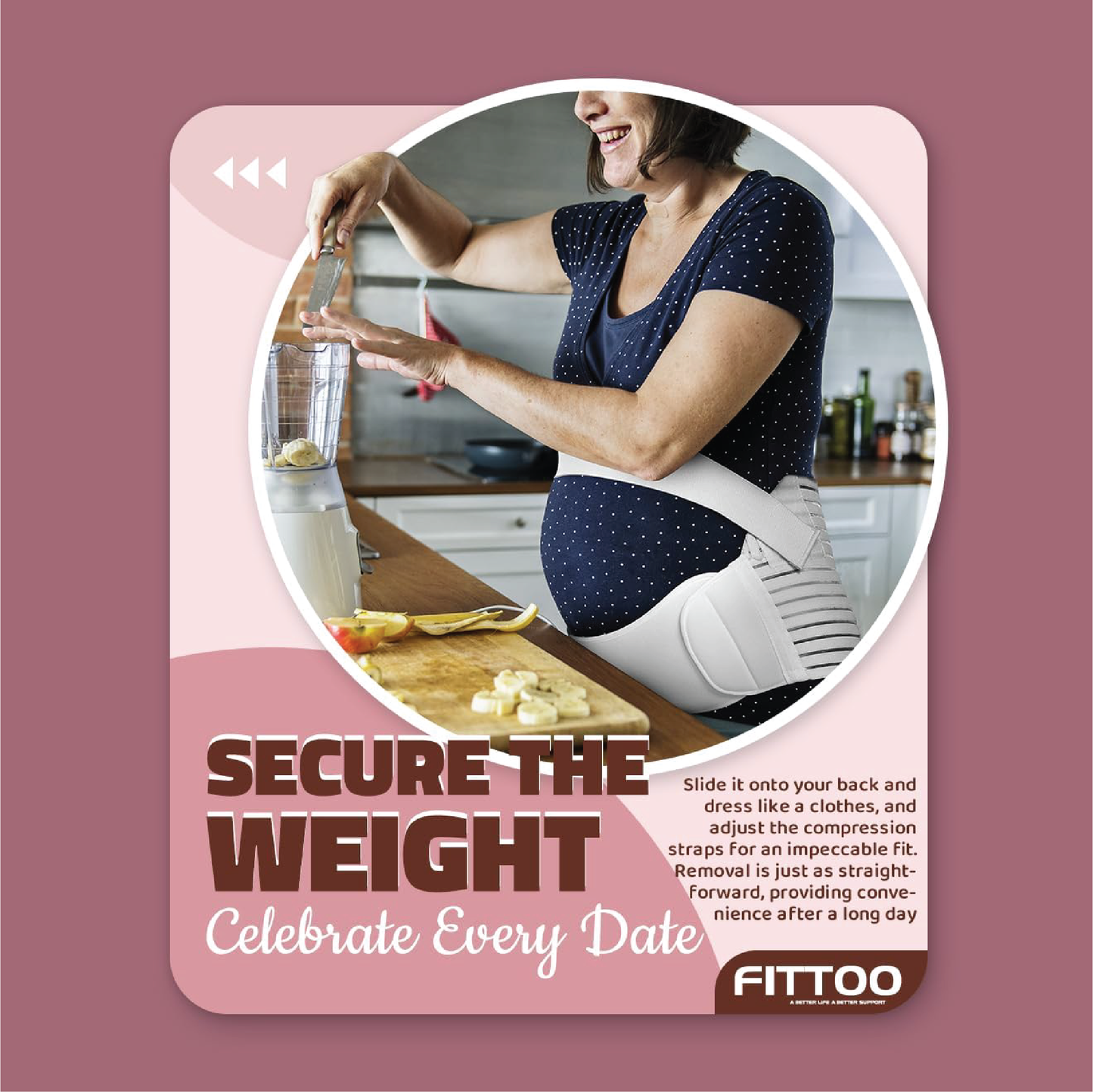 Maternity Belly Support Band - Pregnancy Belt Support