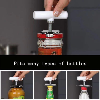 Heavy-Duty Stainless Steel Jar Opener, Lid Remover Tool