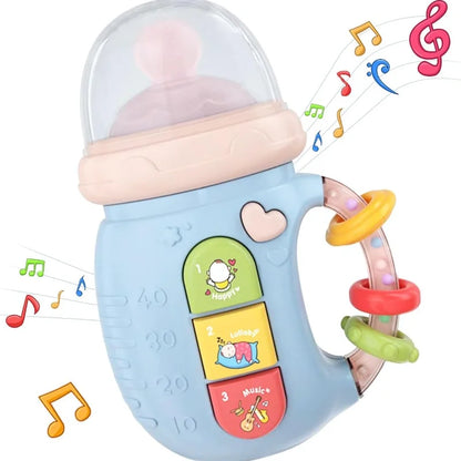 Cute Baby Bottle with Portable Diaper Changing Pad