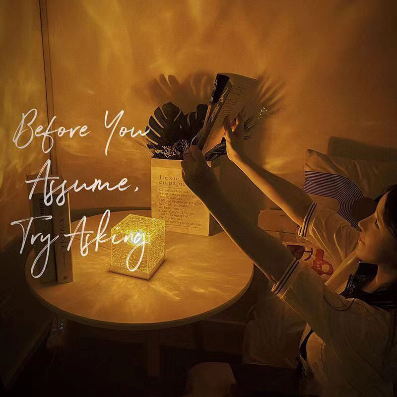 Dynamic Water Ripple Lamp Projector with RGB colors, Underwater Effect