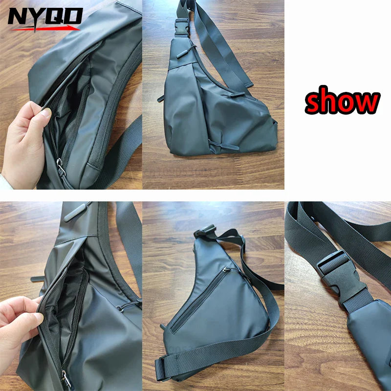 Anti Theft Close Fitting Chest Bag Crossbody Card Wallet Sports bag