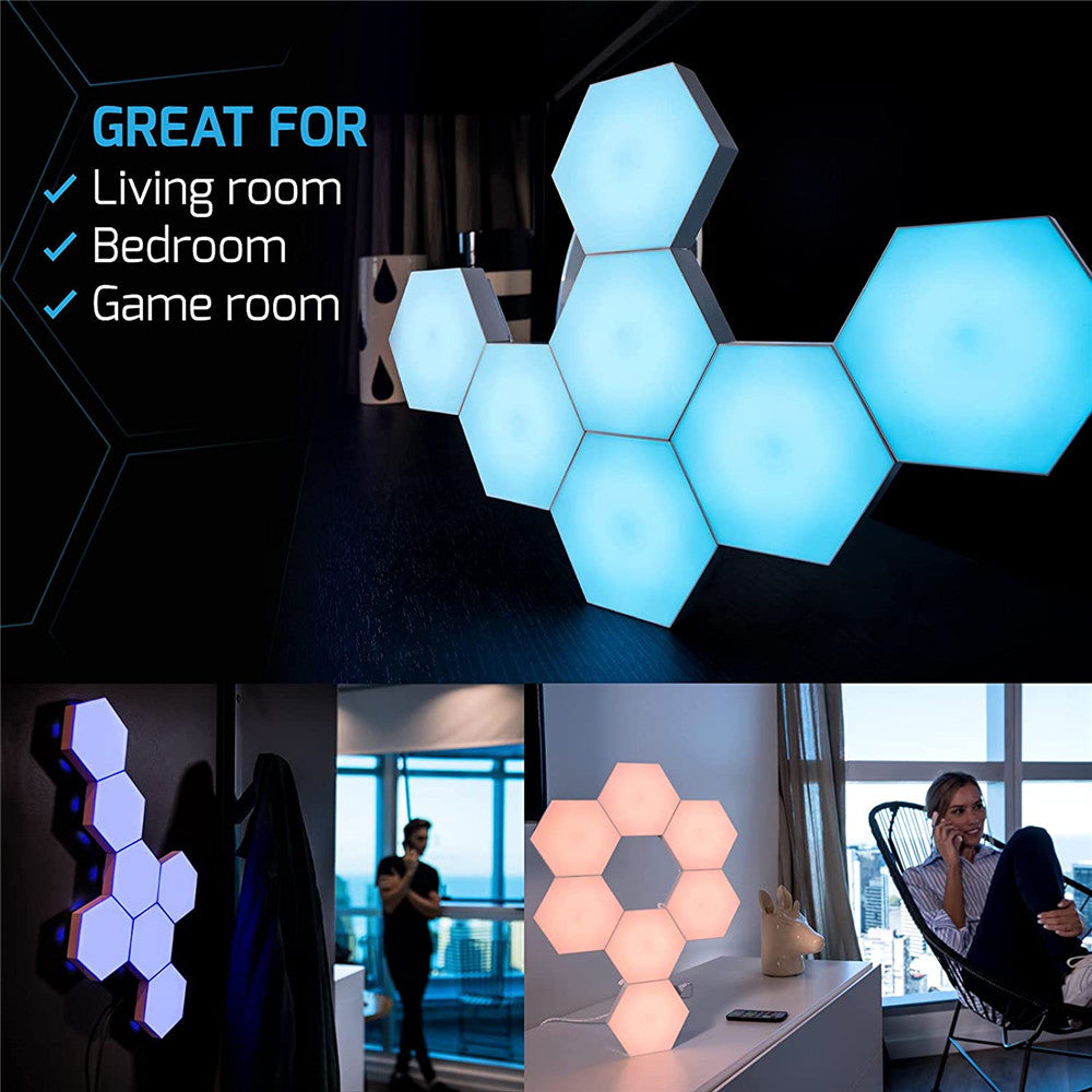 LED Quantum lamp Hexagonal Touch Sensor